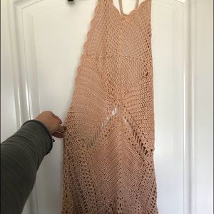 Crochet cover up dress